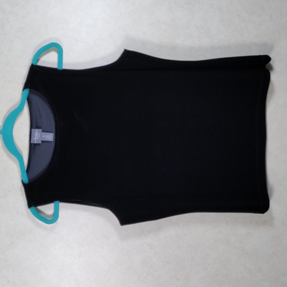 Chico's Tops - 6135 Chico's Travelers Collection black velvet tank top 1 M